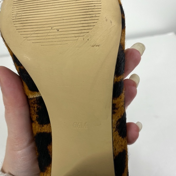 Talbots Calf Hair Leopard Print Pumps Sz. 6.5 - Picture 12 of 13